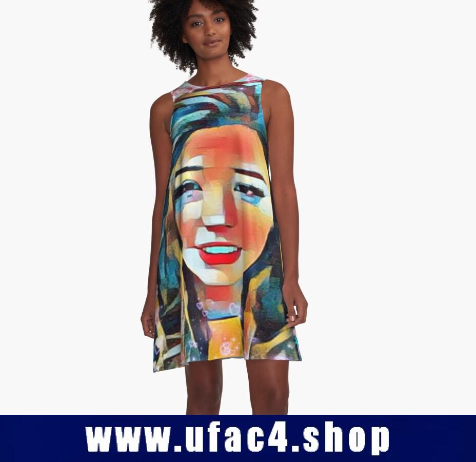 Belle Delphine Art A-Line Dress Premium Merch Store