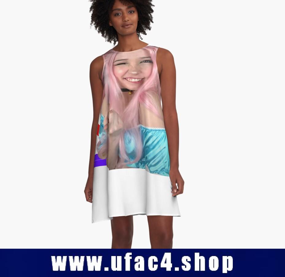 Belle Delphine Pointing A-Line Dress Premium Merch Store