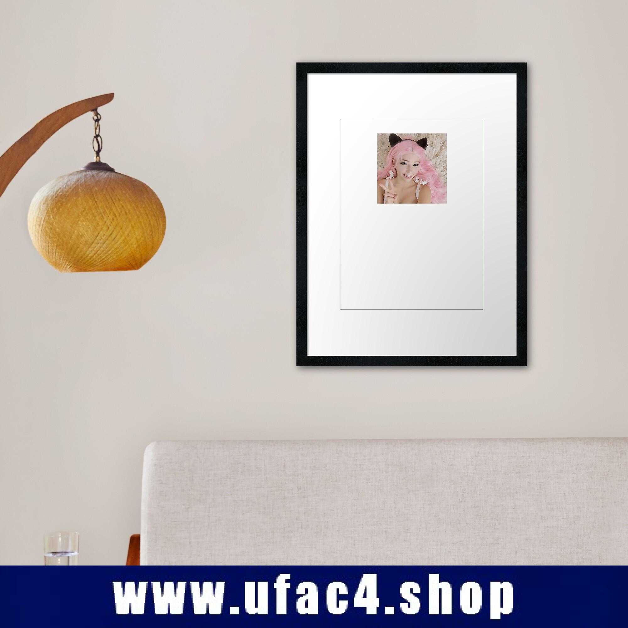 Belle Delphine Peace Framed print Premium Merch Store