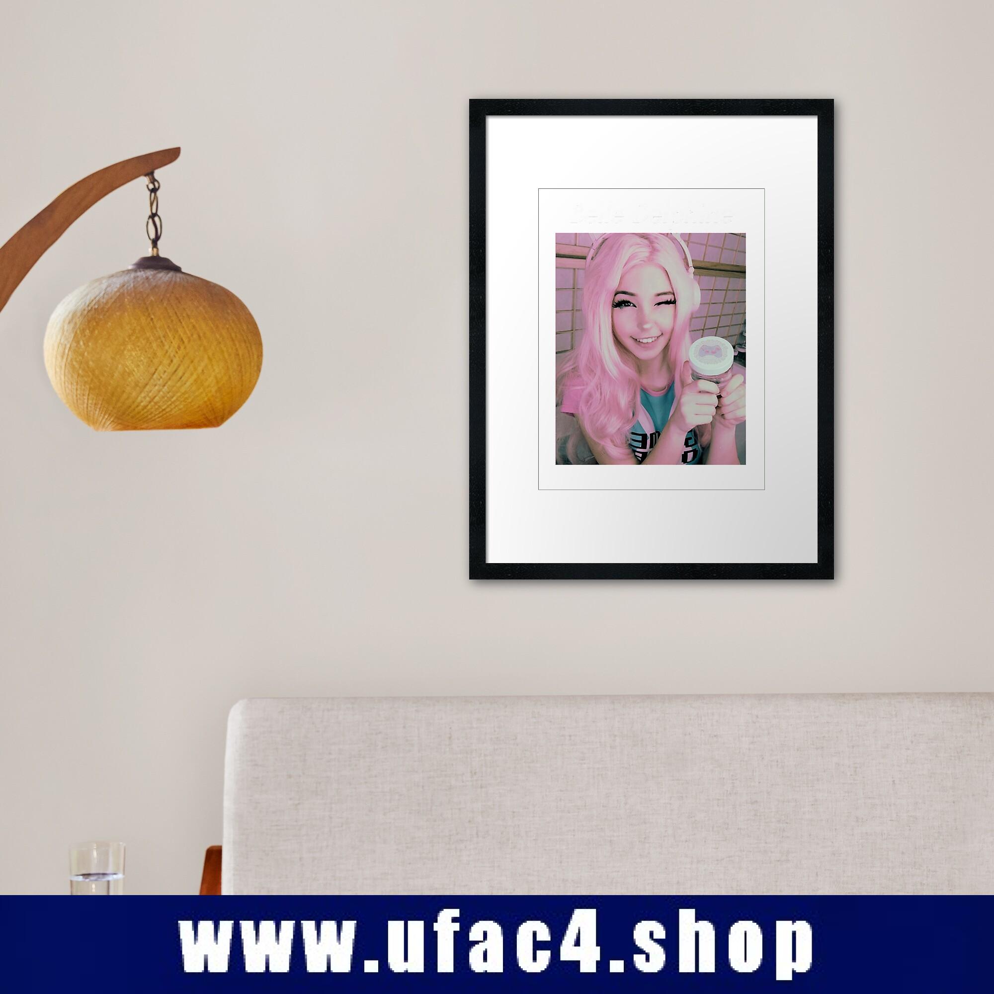 Belle Delphine Blink Framed print Premium Merch Store