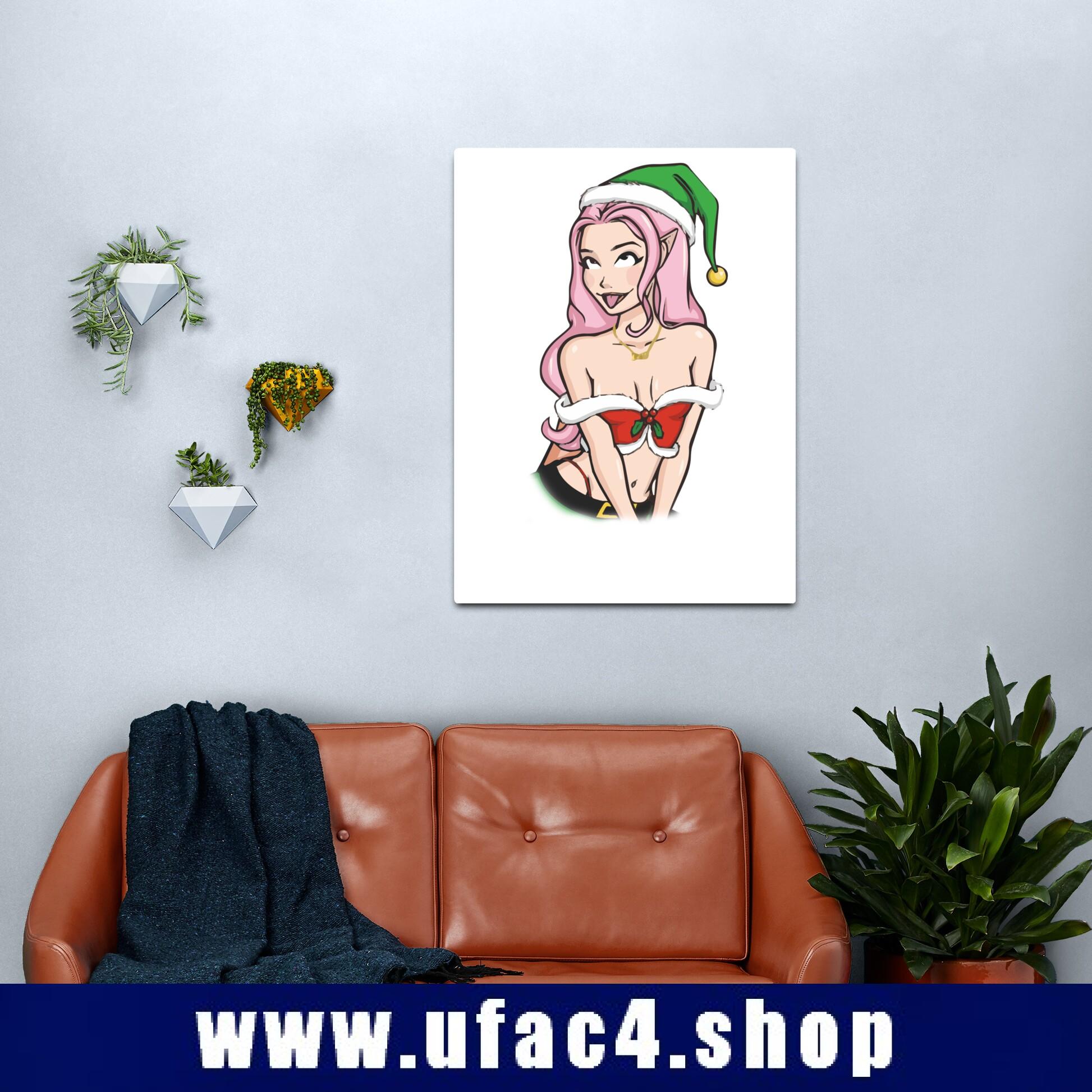 Xmas Belle Delphine Canvas Print Premium Merch Store