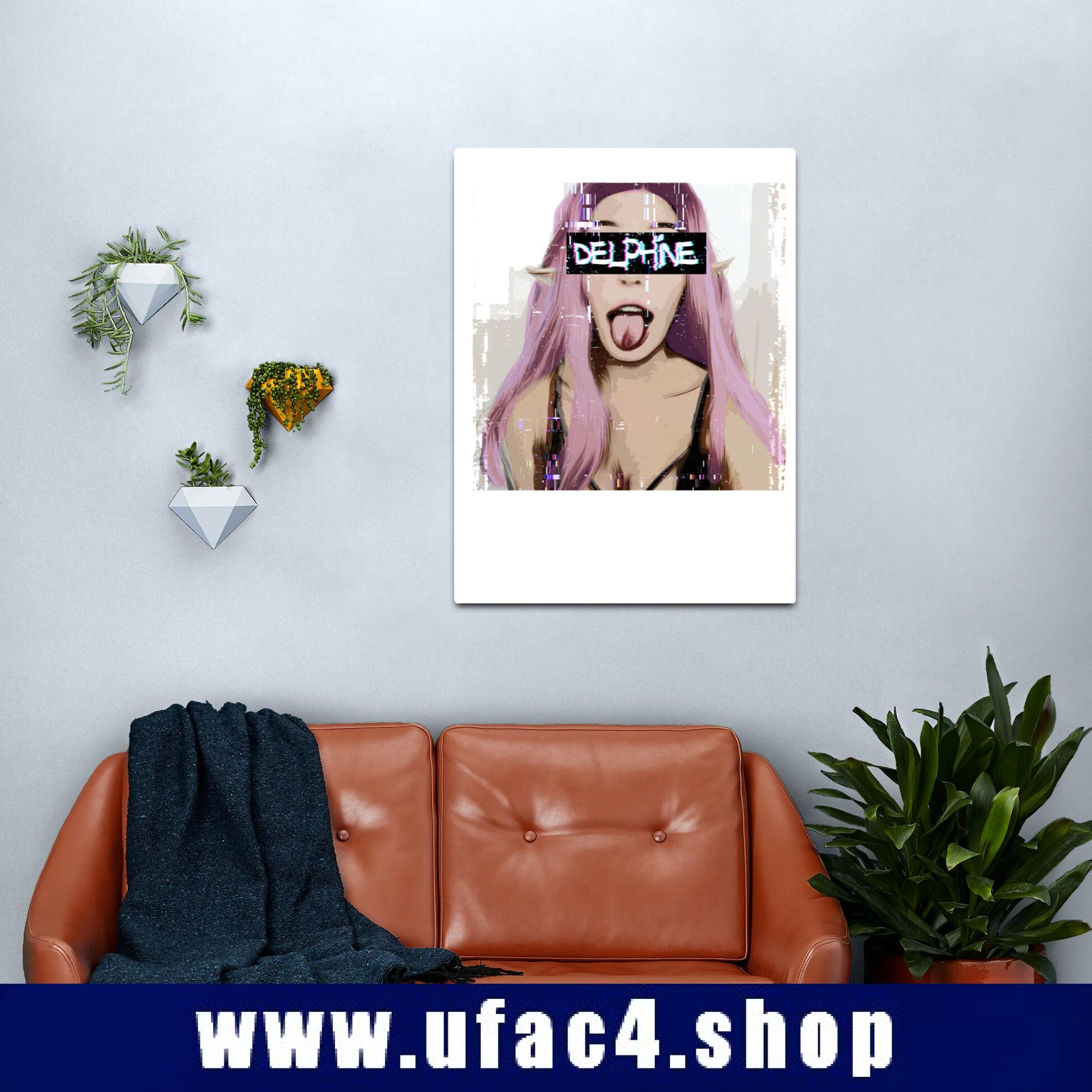 Belle Delphine Glitch Canvas Print Premium Merch Store