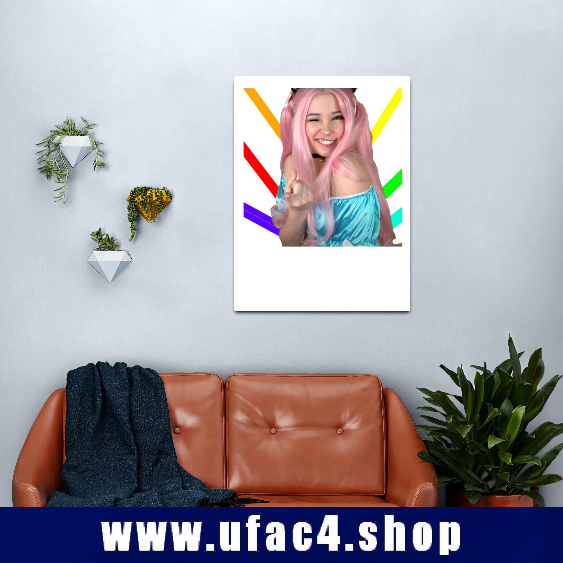 Belle Delphine Pointing Canvas Print Premium Merch Store