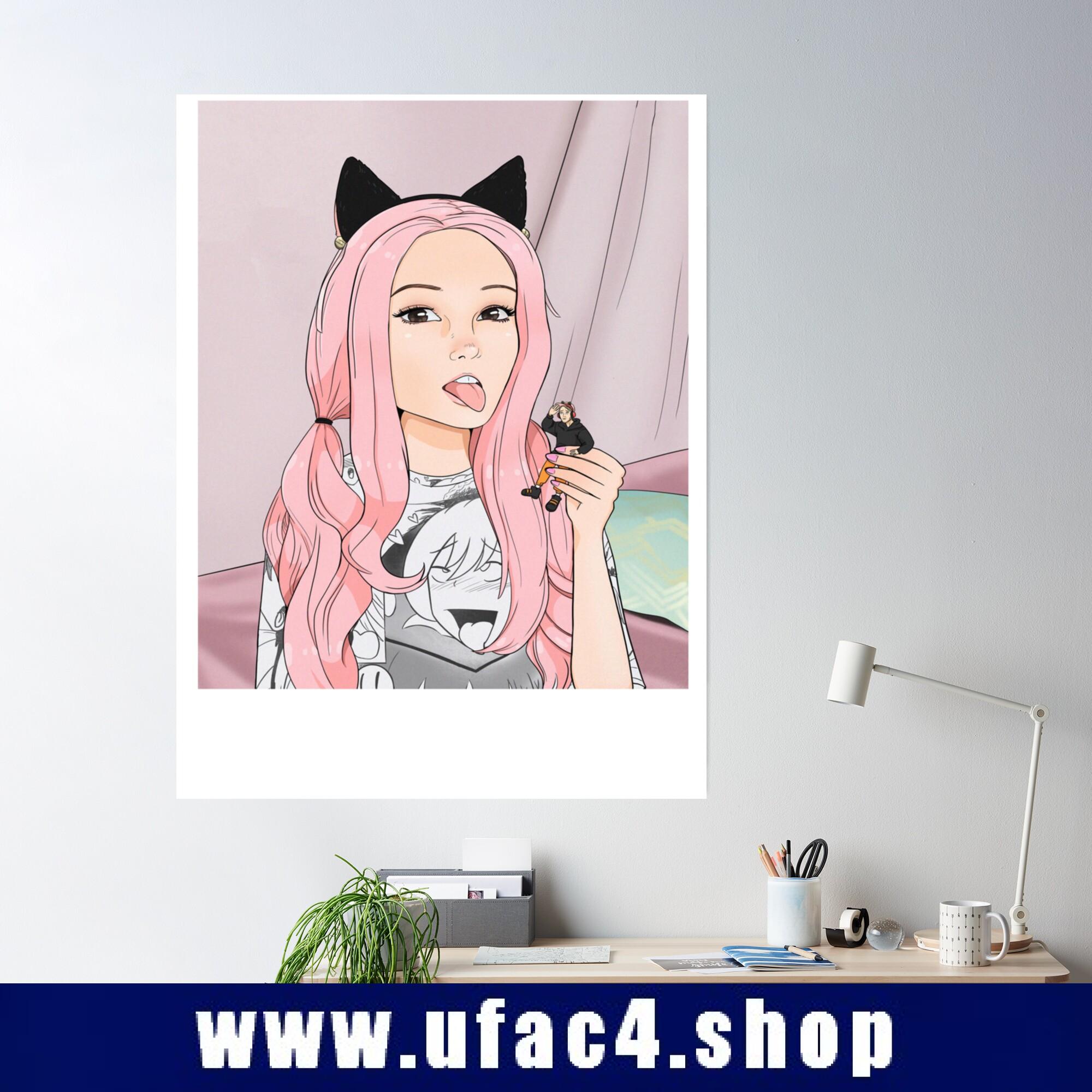 Cute Anime Belle Delphine Poster Premium Merch Store