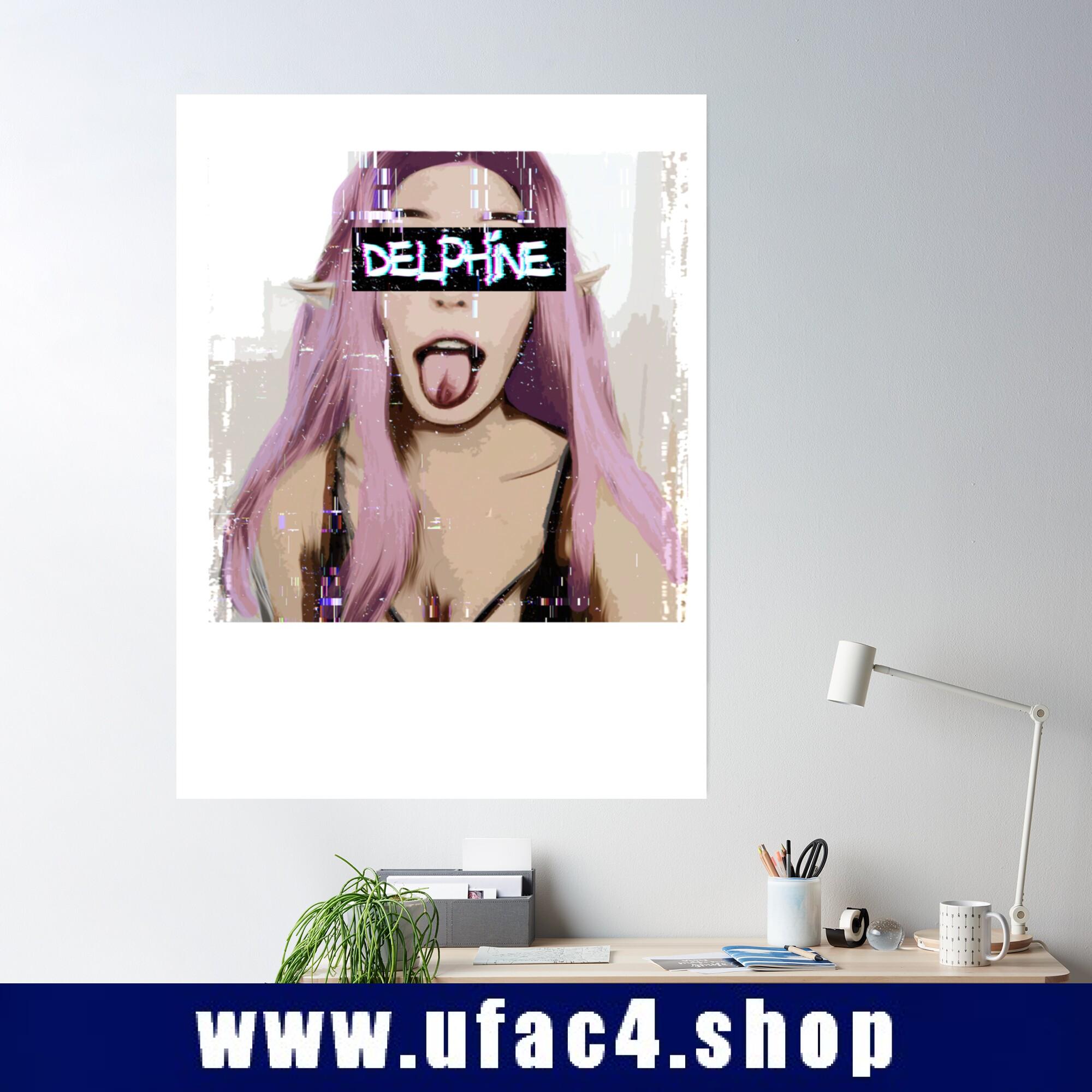 Belle Delphine Glitch Poster Premium Merch Store