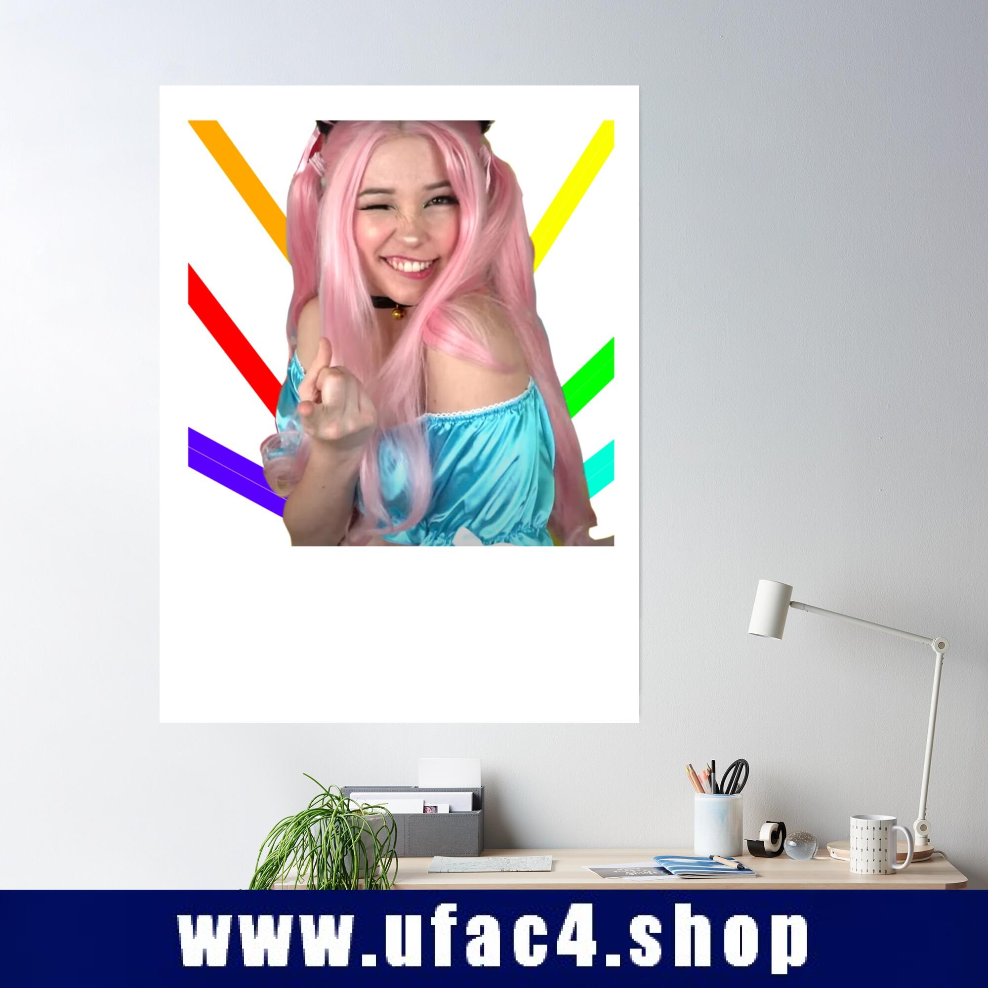 Belle Delphine Pointing Poster Premium Merch Store