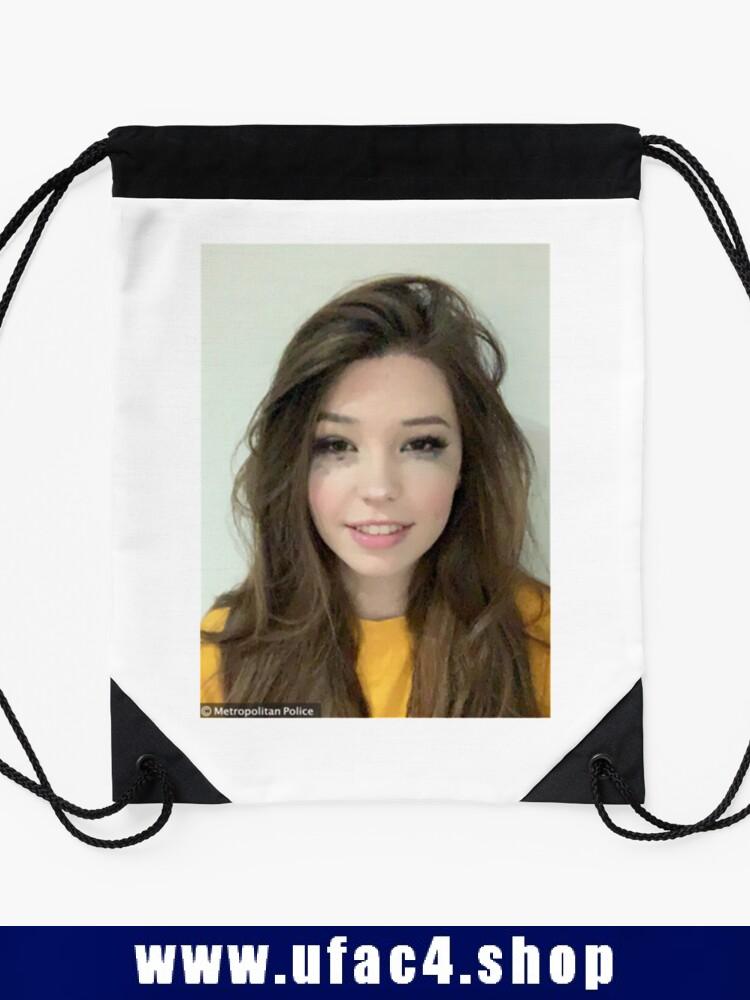 Belle Delphine Mugshot Belle Delphine Mugshot Drawstring Bag Premium Merch Store