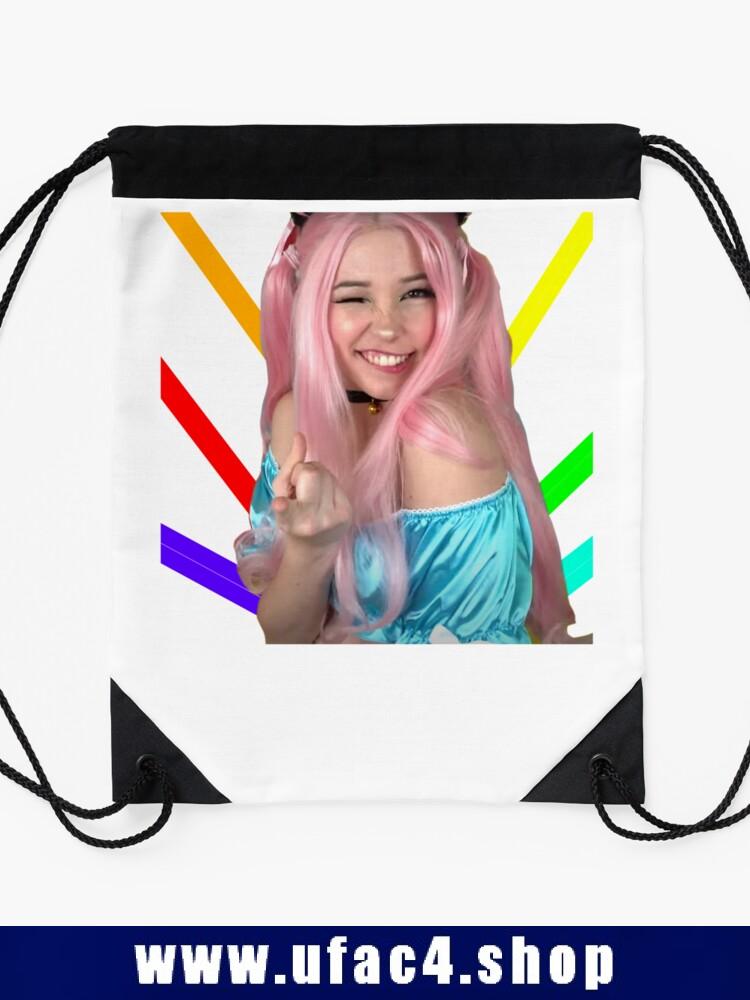 Belle Delphine Pointing Drawstring Bag Premium Merch Store