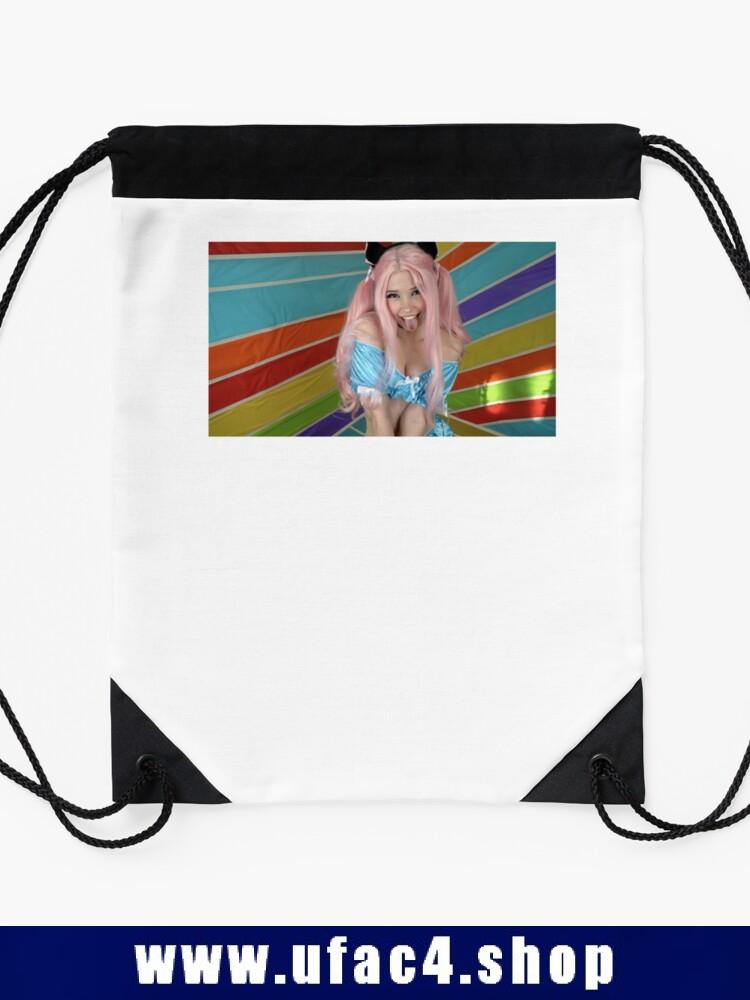 Belle Delphine Is Back Drawstring Bag Premium Merch Store