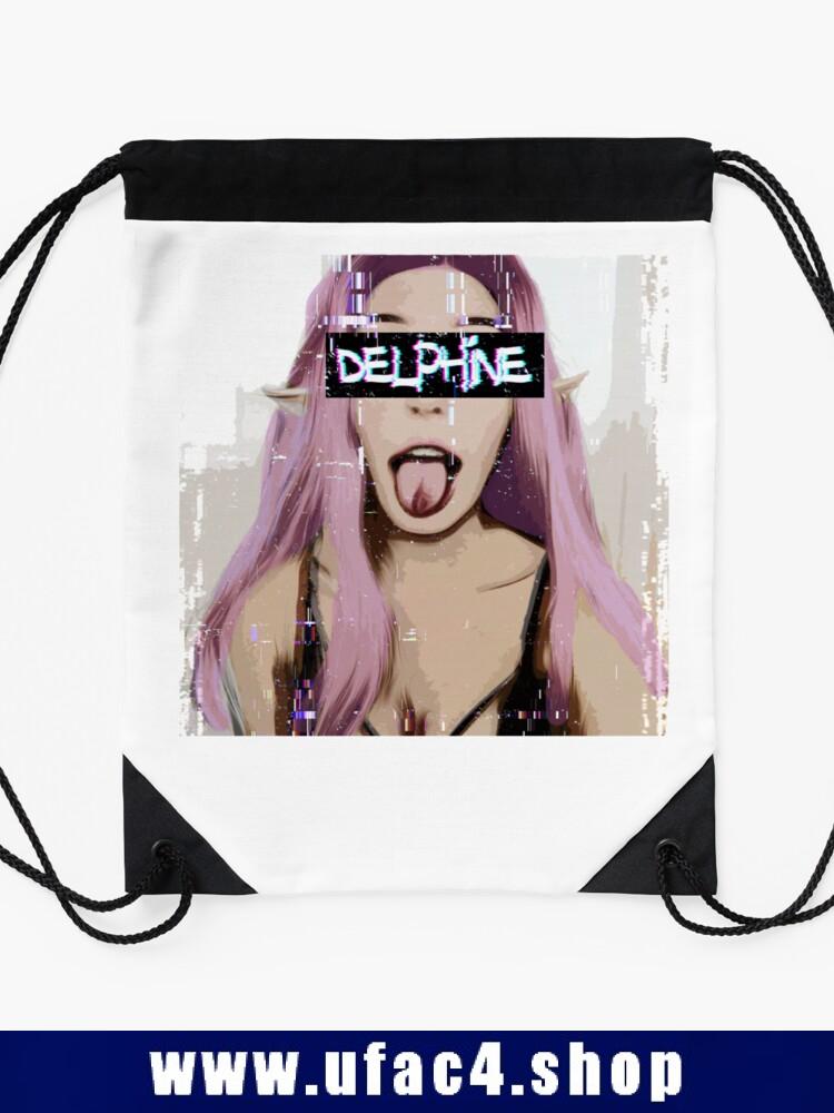 Belle Delphine Glitch Drawstring Bag Premium Merch Store