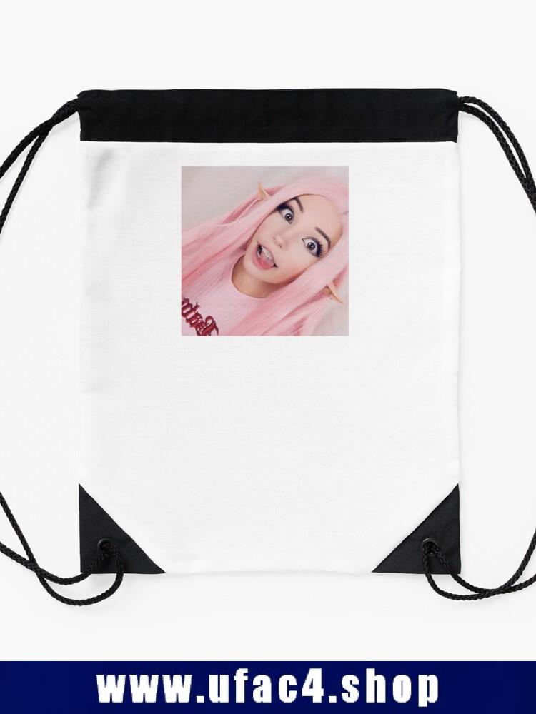 Cute Belle Delphine Drawstring Bag Premium Merch Store