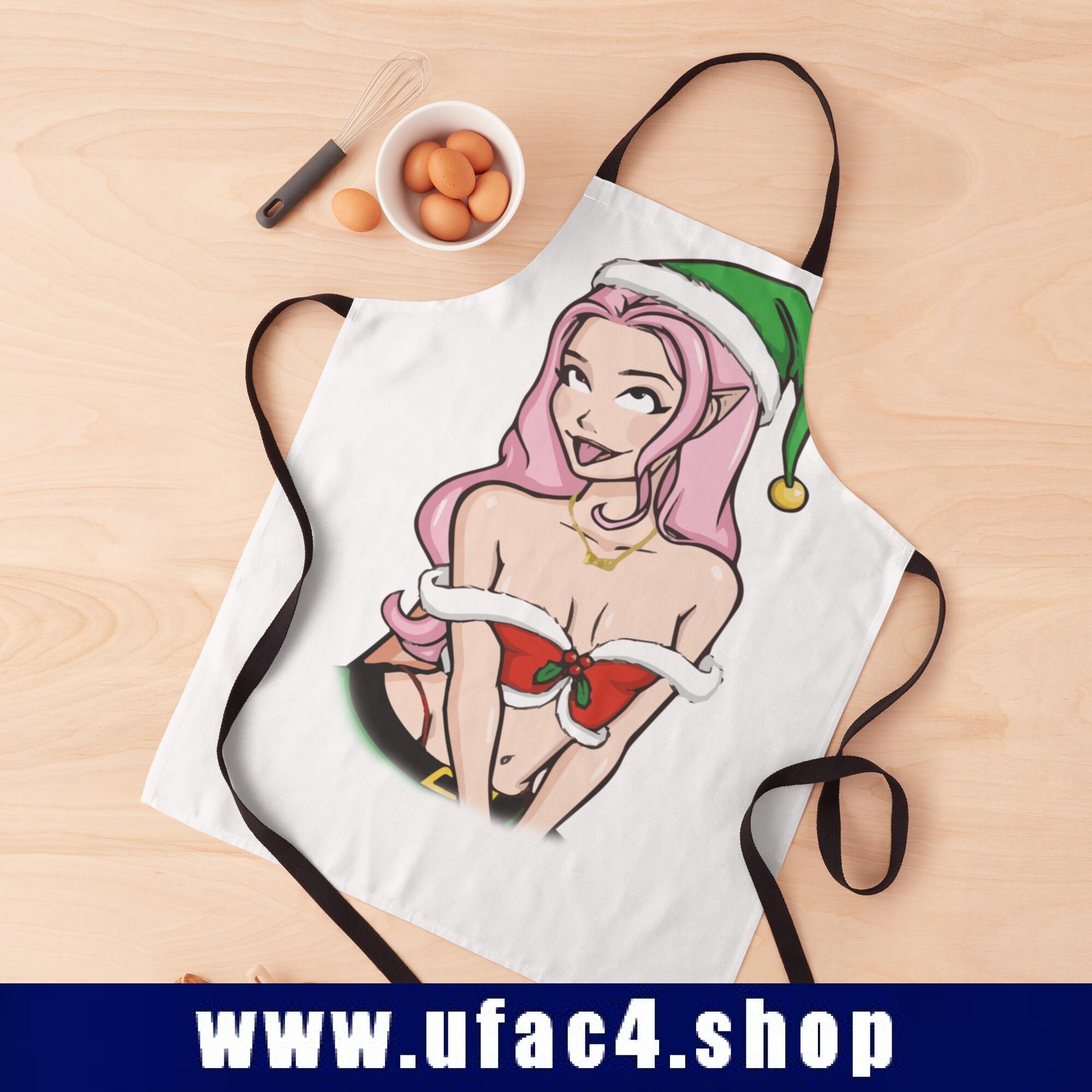 Xmas Belle Delphine Apron Premium Merch Store