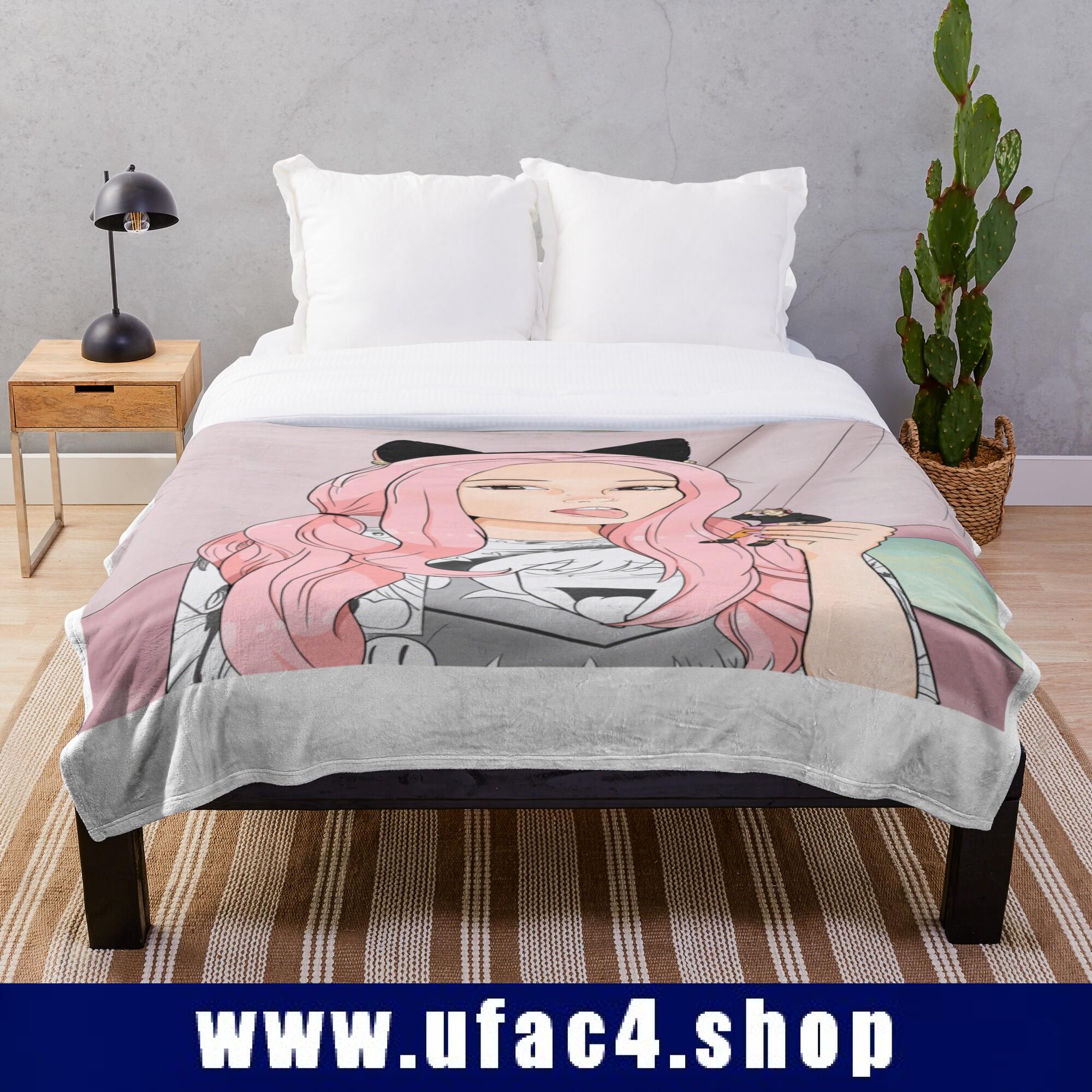 Cute Anime Belle Delphine Blanket Premium Merch Store