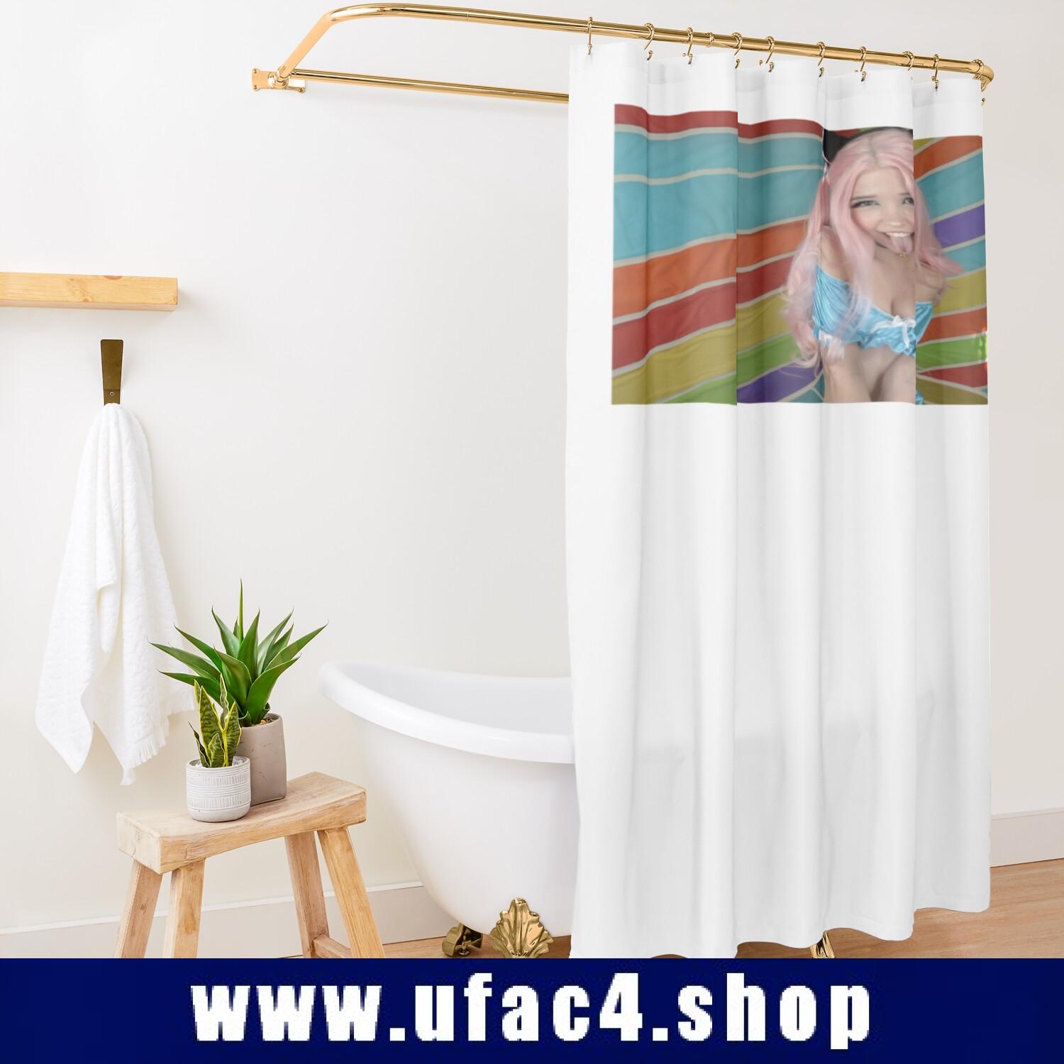 Belle Delphine Is Back Shower Curtain Premium Merch Store