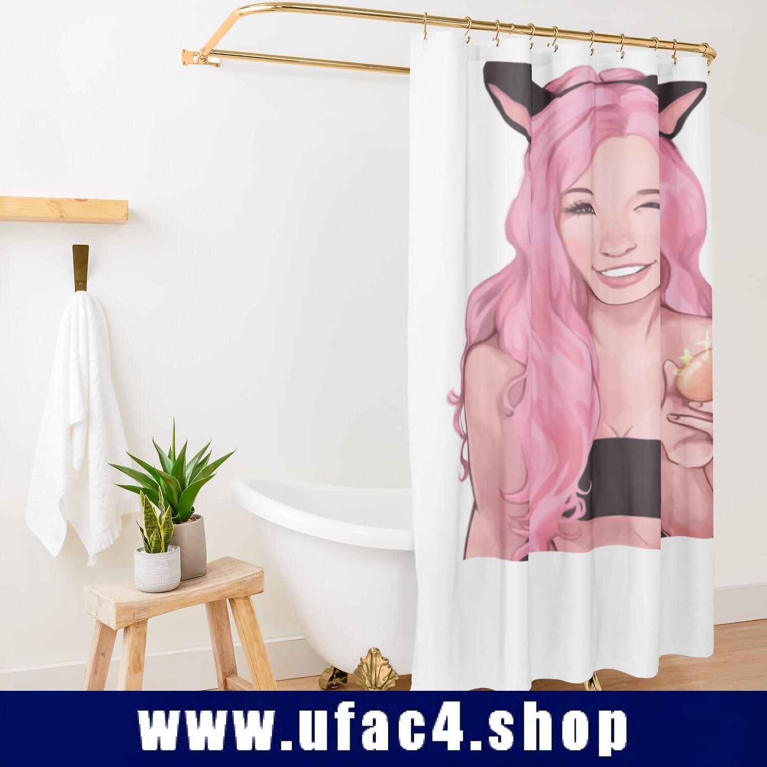 Beautiful Belle Delphine Shower Curtain Premium Merch Store