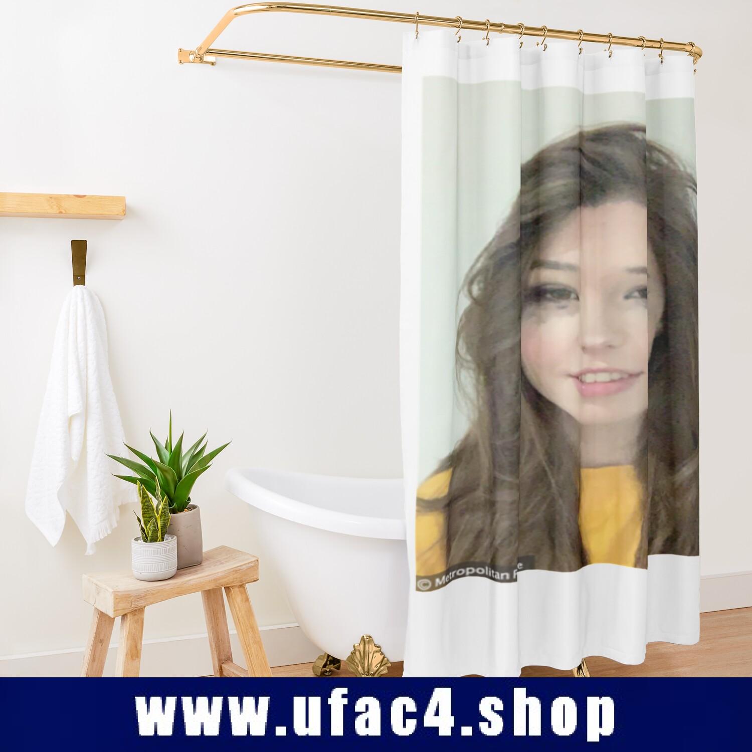 Belle Delphine Mugshot Belle Delphine Mugshot Shower Curtain Premium Merch Store