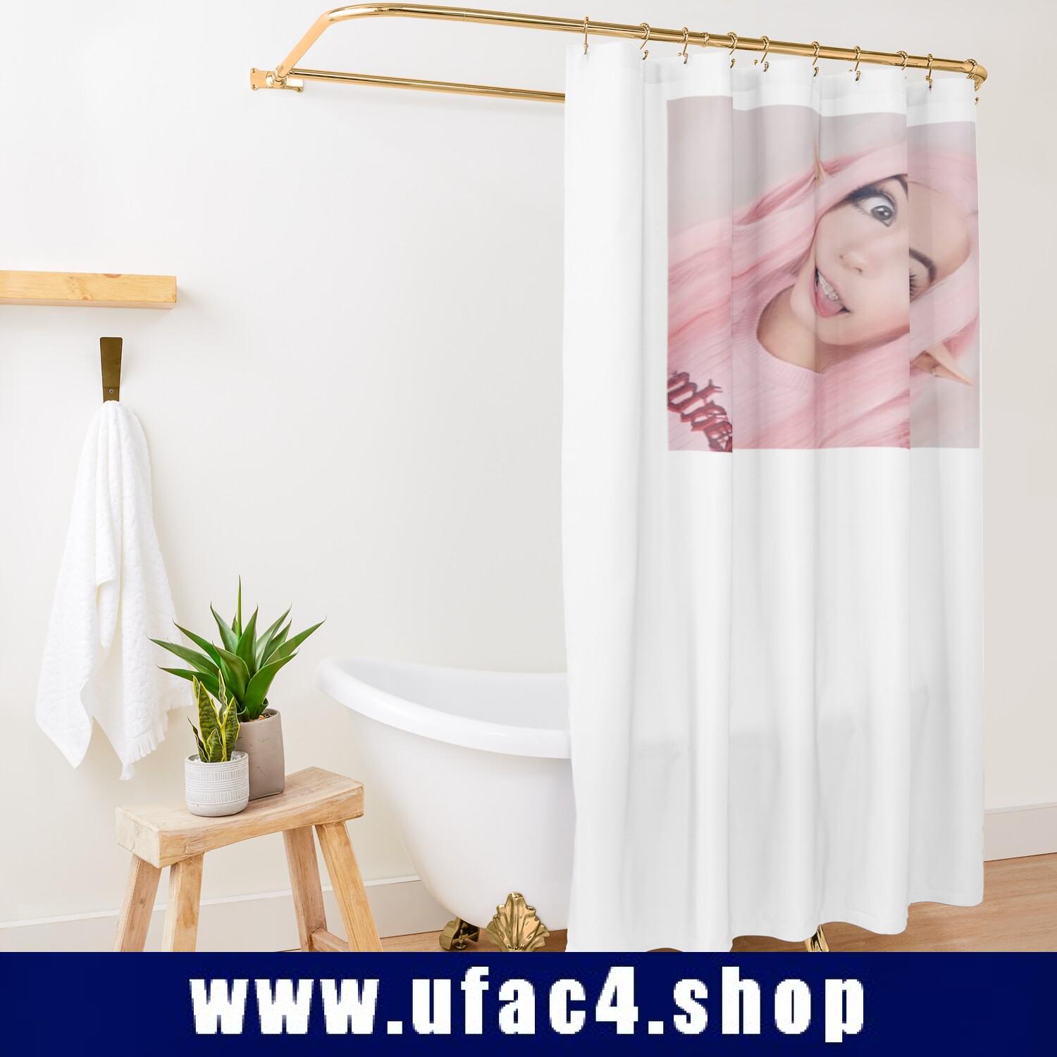 Cute Belle Delphine Shower Curtain Premium Merch Store