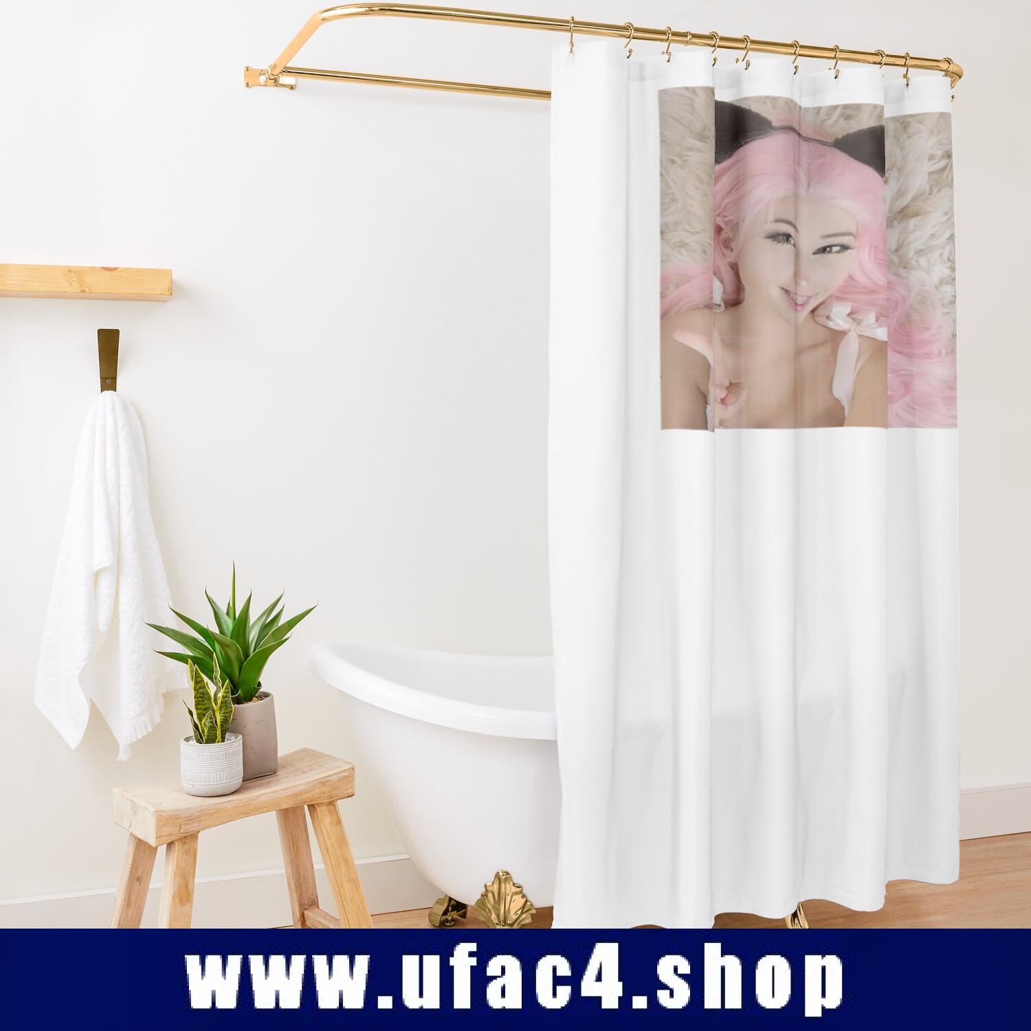 Belle Delphine Peace Shower Curtain Premium Merch Store