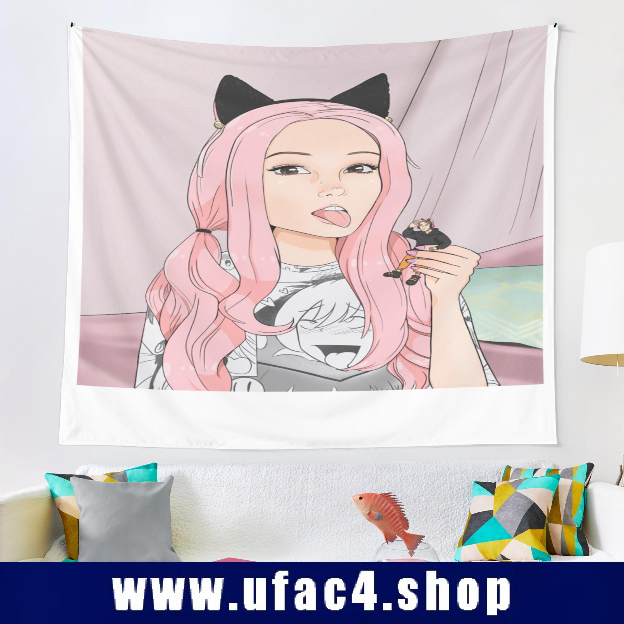 Cute Anime Belle Delphine Tapestry Premium Merch Store