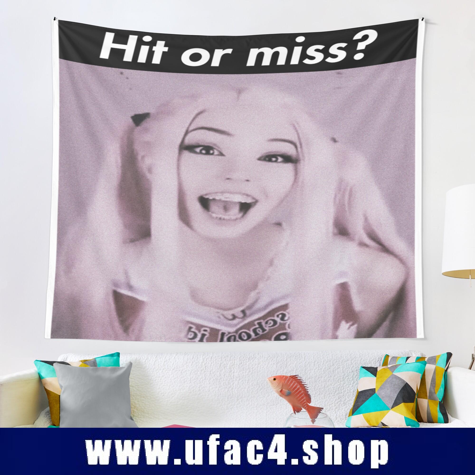 Hit Or Miss Belle Delphine Tapestry Premium Merch Store