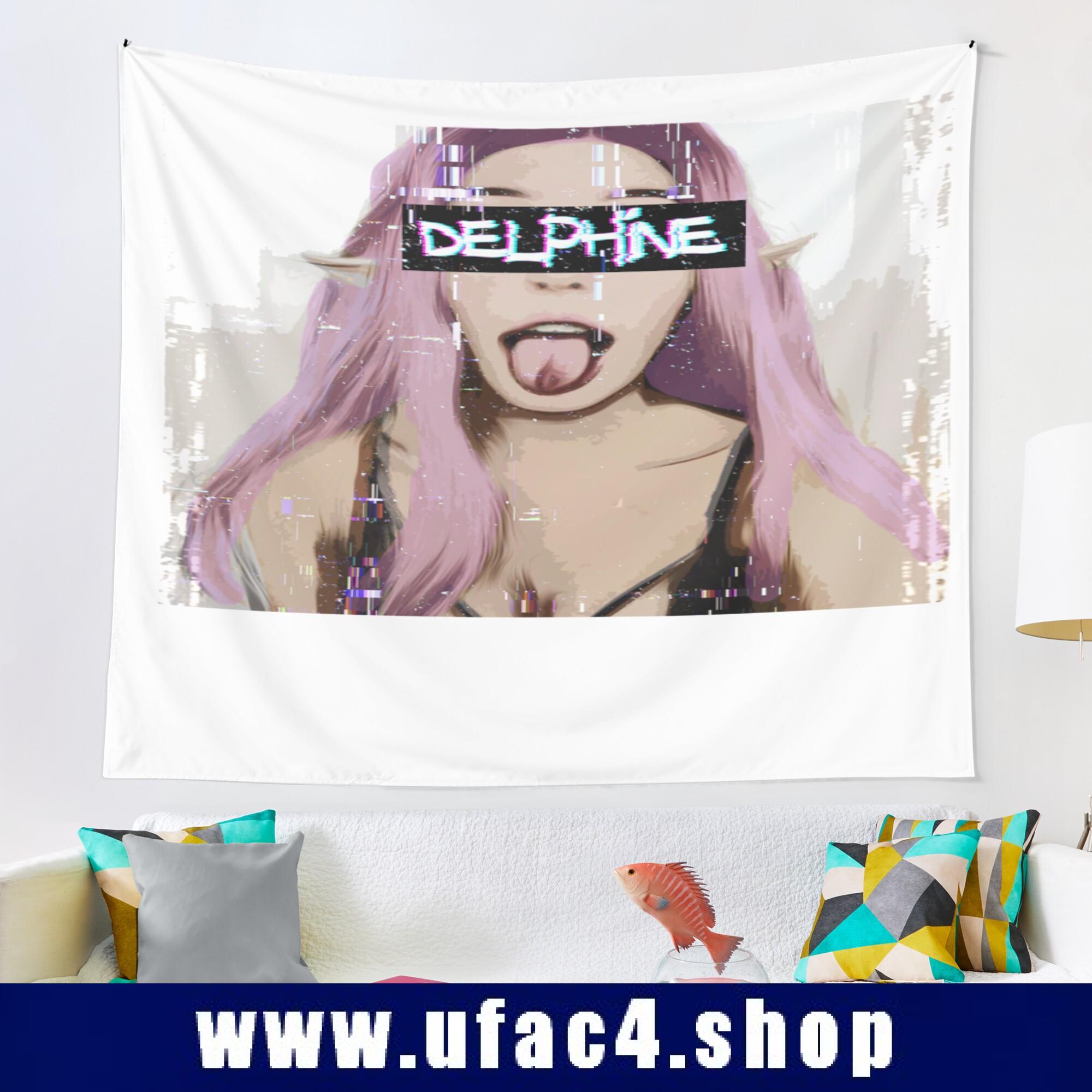 Belle Delphine Glitch Tapestry Premium Merch Store